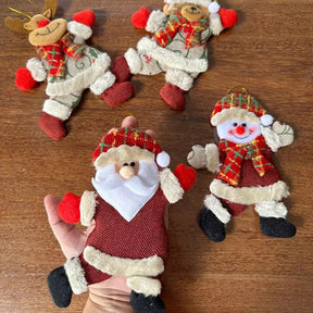 Pingentes de Natal Elk Antler – Charme Rústico para sua Árvore