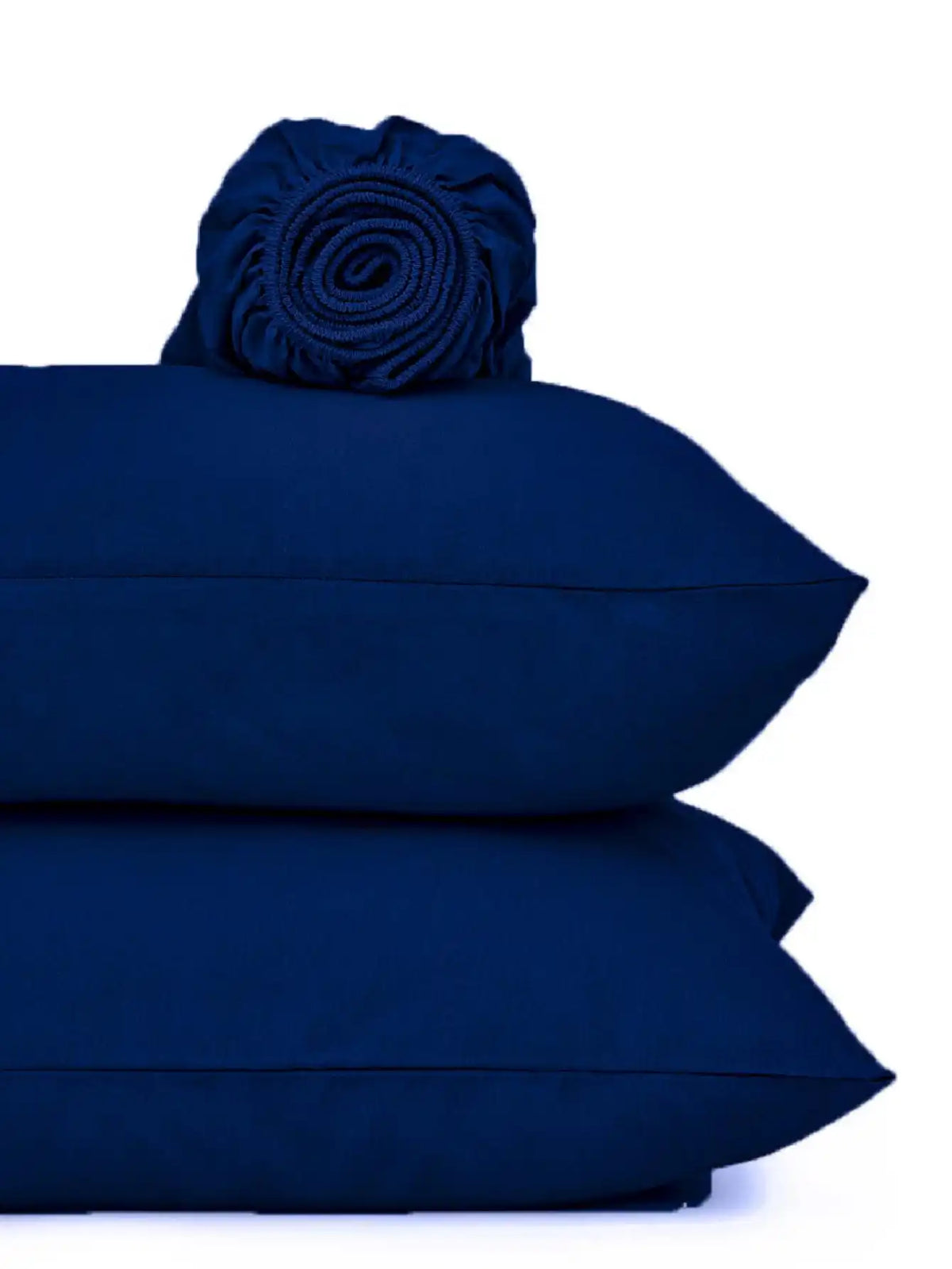 Conjunto de Lençóis QUEEN 3 Peças - 400 Fios Micropercale com Ponto Palito