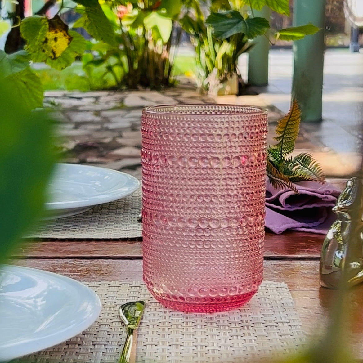 Jogo de Copos de Vidro Pérola Glamour 6 Unidades – Elegância na Mesa | Lar Equipado