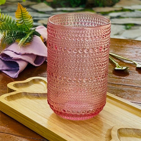 Jogo de Copos de Vidro Pérola Glamour 6 Unidades – Elegância na Mesa | Lar Equipado