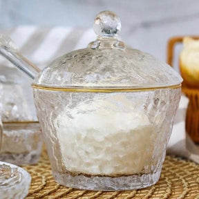 Conjunto de Queijeira + Manteigueira  + Açucareiro - Mesa Posta Lar Equipado