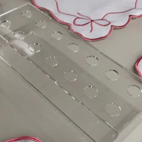 Vaso Decorativo Acrílico Transparente – Elegância e leveza para sua mesa