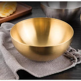 Bowl Dourado de Aço Inox 20cm – Tigela Multiuso com Design Elegante para Mesa Posta e Cozinha Moderna