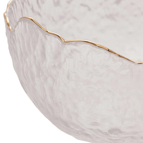 Kit 3 Bowls Cristal Martelado Taj com Fio de Ouro – Wolff