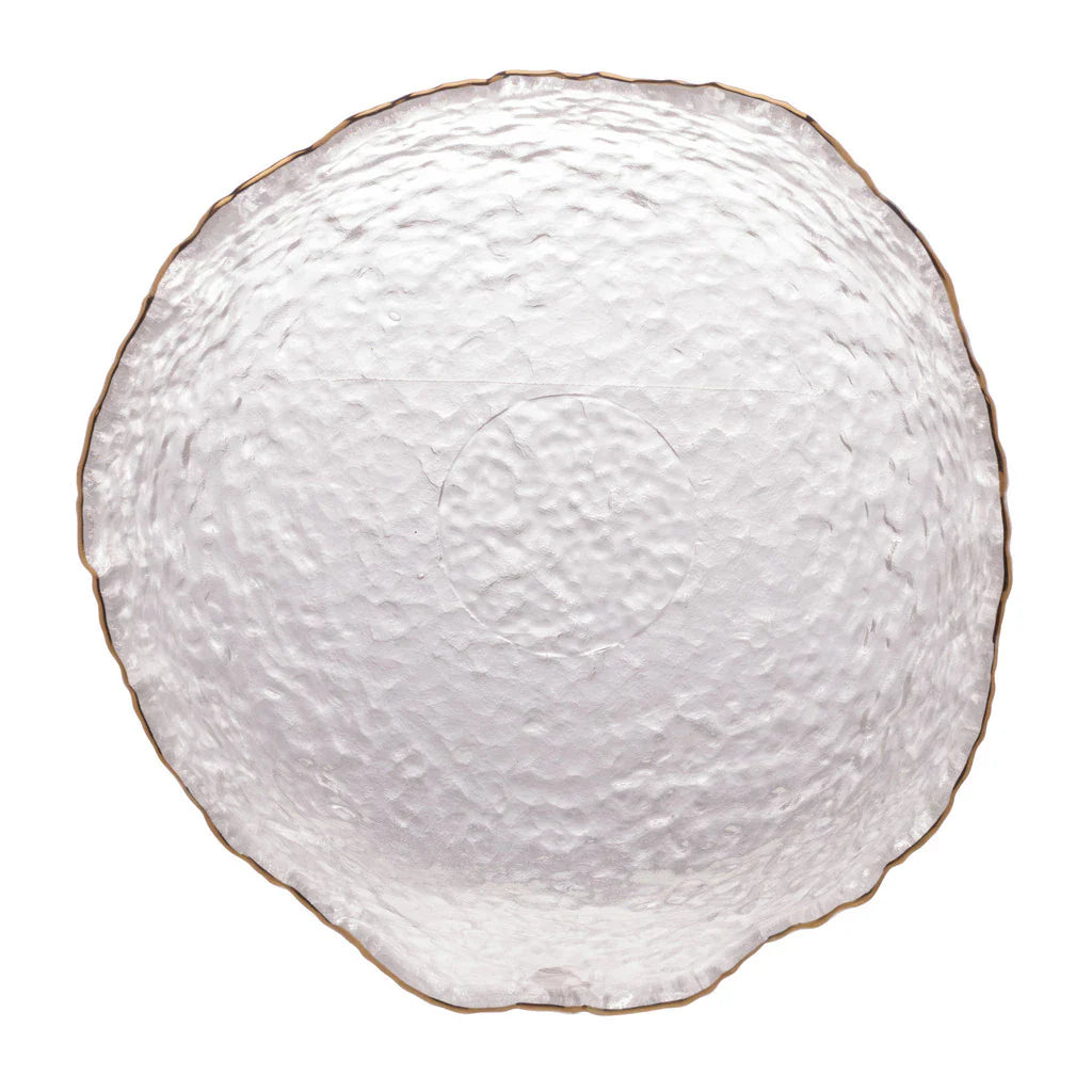 Kit 3 Bowls Cristal Martelado Taj com Fio de Ouro – Wolff