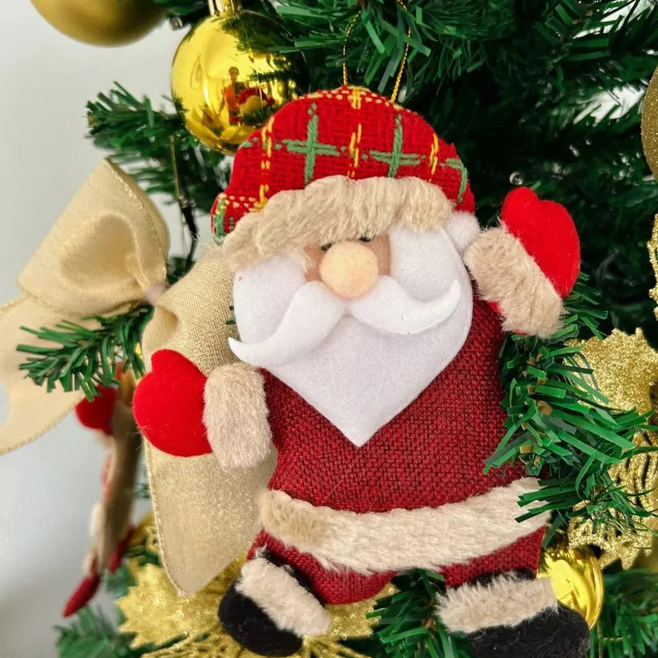 Pingentes de Natal Elk Antler – Charme Rústico para sua Árvore