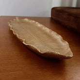 Centro de Mesa Formato Folha 66 cm – Decoração Sofisticada