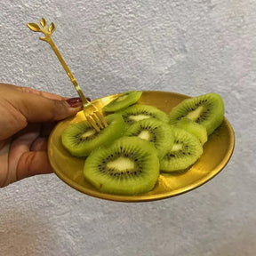 Kit 3 Bandejas Douradas  – Organização com Estilo para Banheiro, Cozinha e Mesa Posta