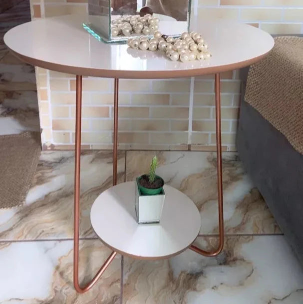 Conjunto de Mesa de Centro e Mesa Lateral  de MDF — Elegância e Versatilidade para sua Sala