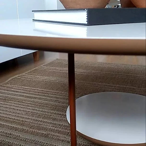 Conjunto de Mesa de Centro e Mesa Lateral  de MDF — Elegância e Versatilidade para sua Sala
