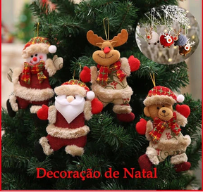 Pingentes de Natal Elk Antler – Charme Rústico para sua Árvore