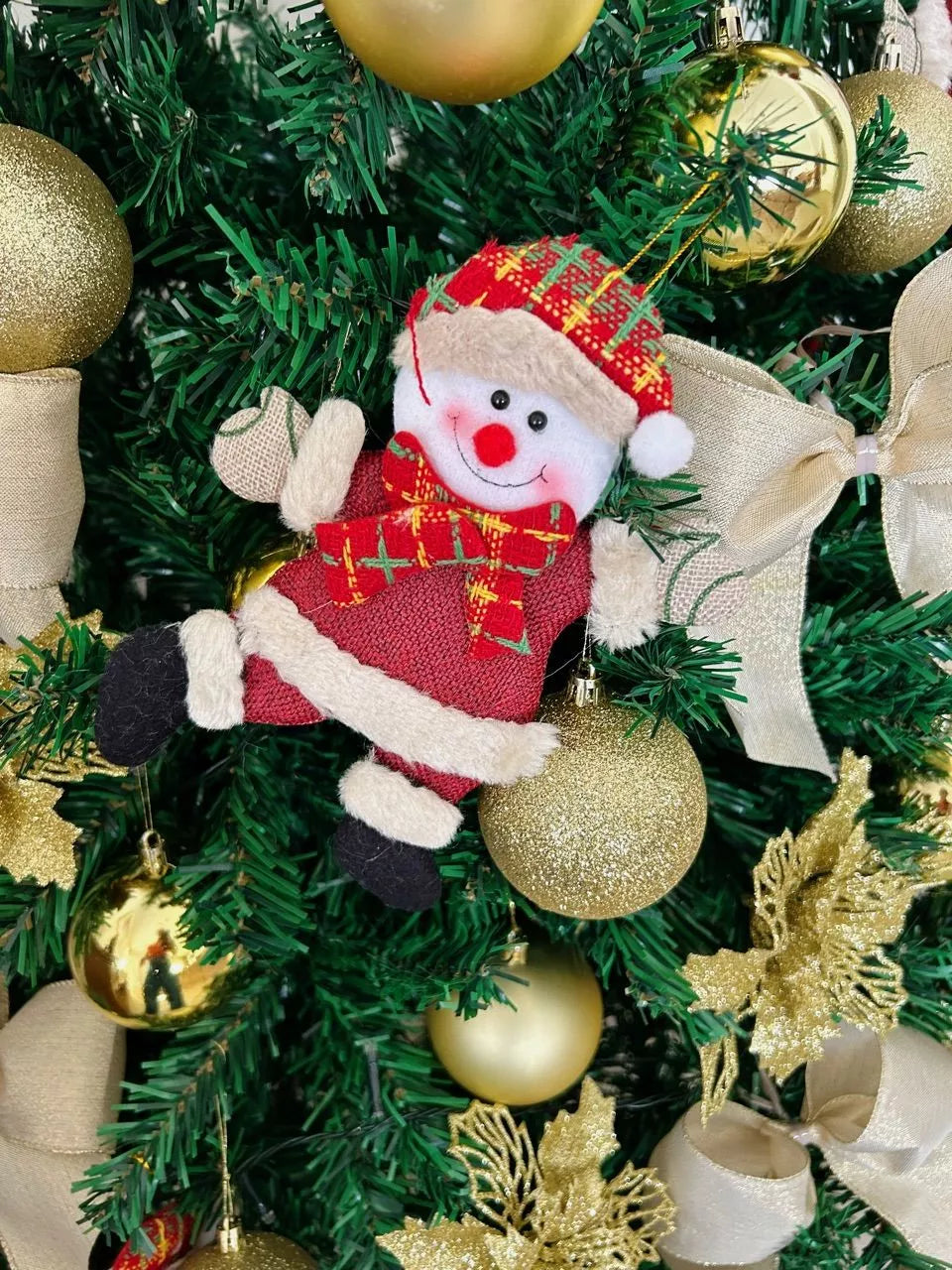 Pingentes de Natal Elk Antler – Charme Rústico para sua Árvore