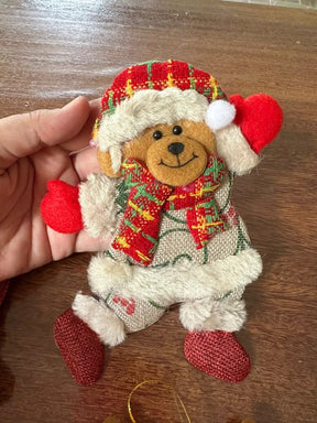 Pingentes de Natal Elk Antler – Charme Rústico para sua Árvore