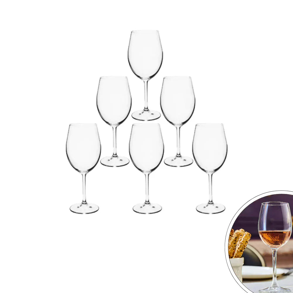 Jogo de Taças para Vinho de Cristal 580ml – Para Quem Sabe Que Cada Detalhe Fala