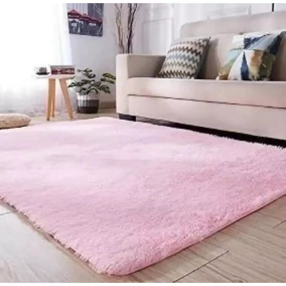 Tapete Peludo para Sala  3,00 x 2,00 Mt   – Macio, Antiderrapante e Aconchegante