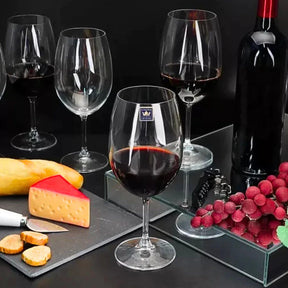 Jogo de Taças para Vinho de Cristal 580ml – Para Quem Sabe Que Cada Detalhe Fala