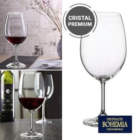 Jogo de Taças para Vinho de Cristal 580ml – Para Quem Sabe Que Cada Detalhe Fala
