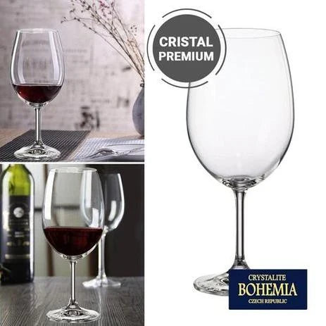 Jogo de Taças para Vinho de Cristal 580ml – Para Quem Sabe Que Cada Detalhe Fala