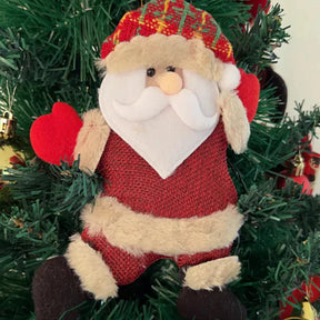 Pingentes de Natal Elk Antler – Charme Rústico para sua Árvore